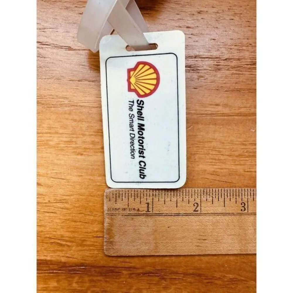 Vintage Shell Motorist Club The Smart‎ Direction Retrieval Service Luggage Tags